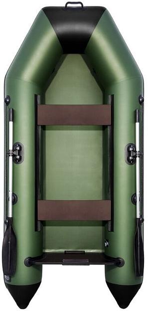 Лодка Аква 2600, 2600*1300*360 мм., цвет: зеленый-черный фото 1
