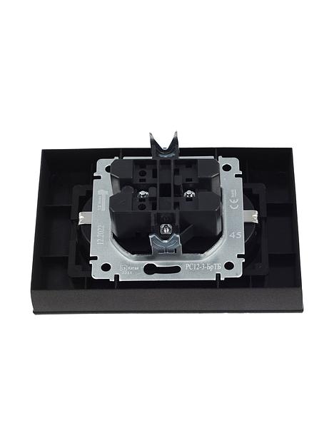 IEK BR-R21-16-K45-F BRITE Роз. 2-я с з/к без з/ш 16А в сб. РС12-3-БрТБ бр. фото 5