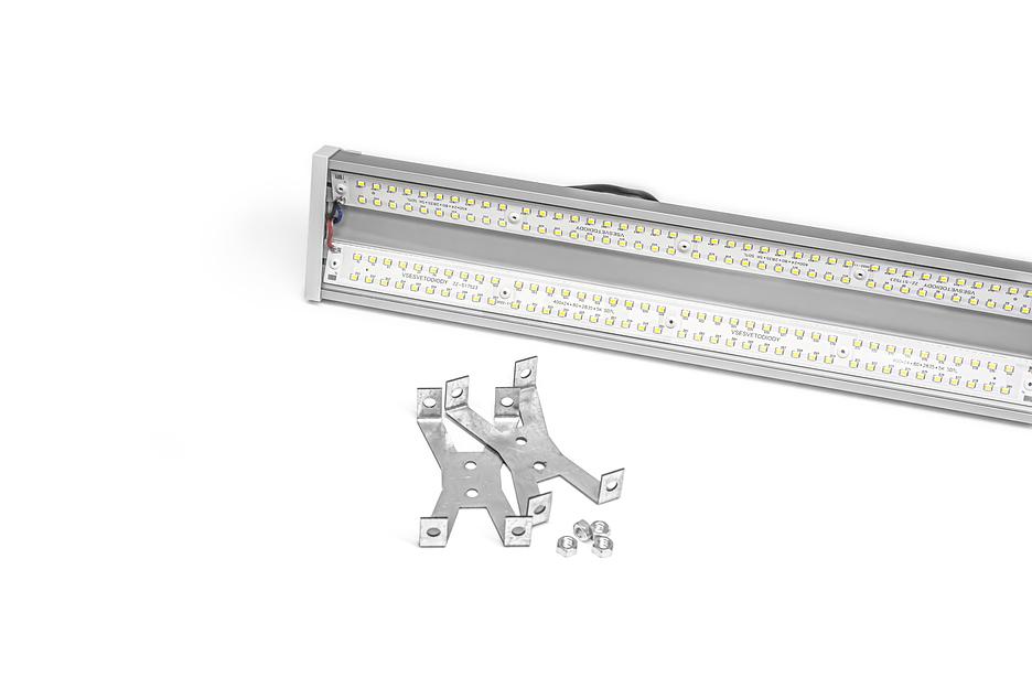 Промышленный светодиодный светильник 100 Вт, 13500 Lm, 5000К, IP65 настенно-потолочный фото 3