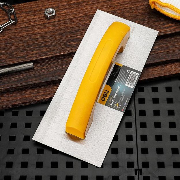 Отделочный инструмент Deli Кельма штукатурная прямоугольная Deli DL509309 230х100мм фото 7