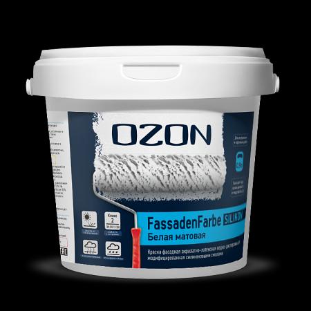 Краска фасадная OZON Fassadenfarbe Silikon ВД-АК-115А-1,4 А опт фото 1