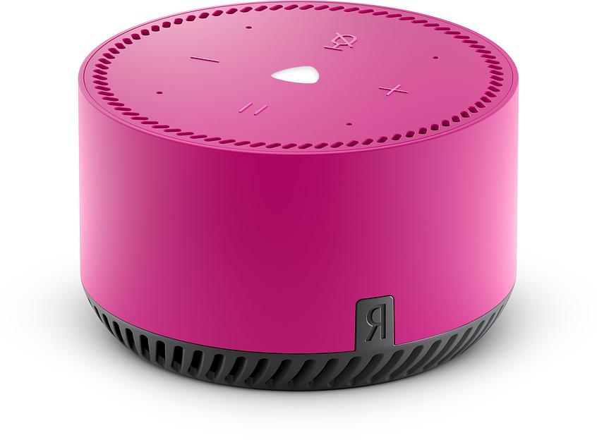 Умная колонка Yandex Станция Лайт голос.п.:Алиса 5W Android/iOS розовый (YNDX-00025N) фото 1