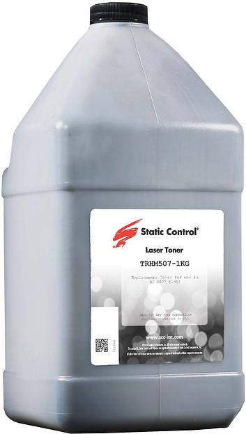Тонер Static Control TRHM507-1KG черный флакон 1000гр. для принтера HP LJ M506 фото 1