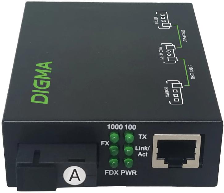 Медиаконвертер Digma DMC-1G35-20A фото 1