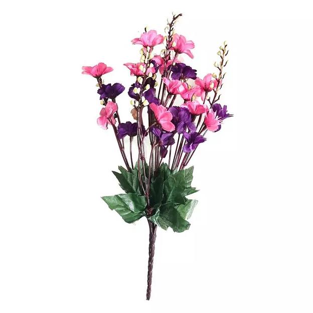 Букет декоративных подсолнухов 6 веток 864-11 34см фото 1