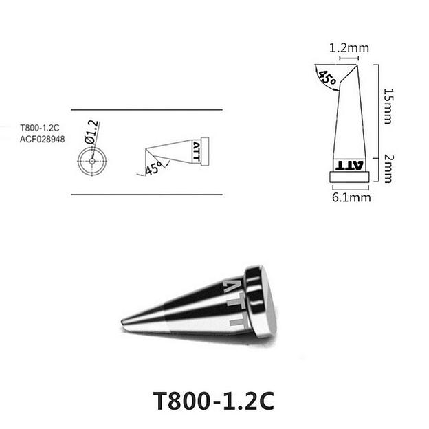Паяльное жало, T800-1.2C фото 1