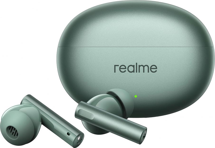 Гарнитура внутриканальные Realme Buds Air 6 зеленый беспроводные bluetooth в ушной раковине (631209000124) фото 2