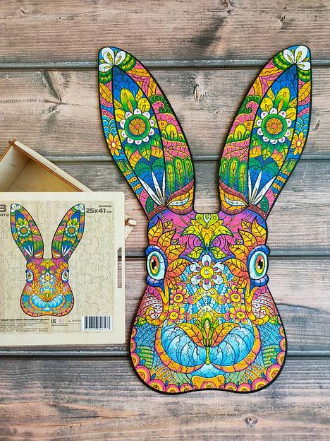 Фигурный пазл MAXI «Волшебный кролик» опт фото 1