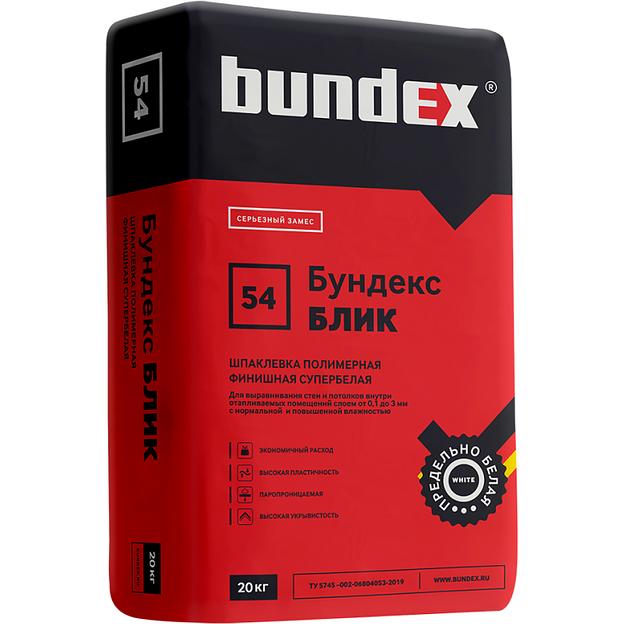 Шпаклёвка полимерная финишная Bundex «Blick» 20 кг фото 1