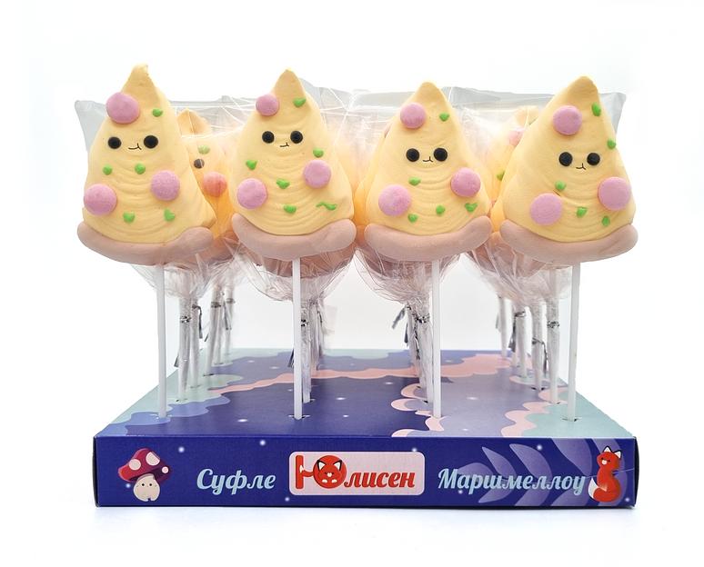 Фигурный маршмеллоу на палочке Юлисен «Ассорти (пицца)» фото 1