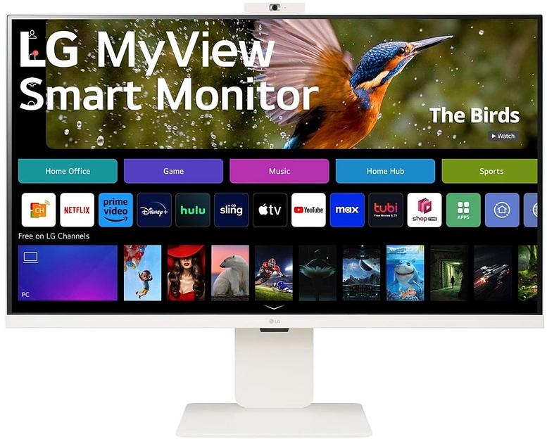 МОНИТОР 32" LG 32SR85U-W WHITE (IPS, 3840x2160, 5 ms, 178°/178°, 400 cd/m, 3000:1, +2хHDMI, +3xUSB Type-C, +MM, +WebCAM) фото 2