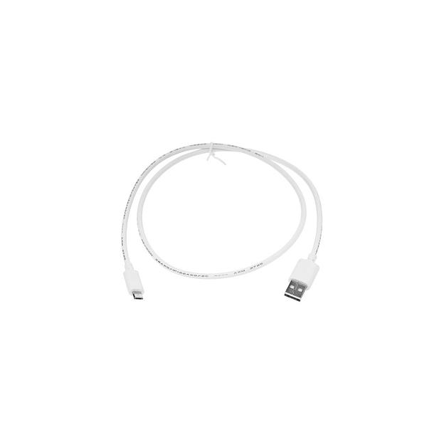 Кабель 2A Square, micro USB (m) - USB (m), 0.75м, 2A, белый фото 1