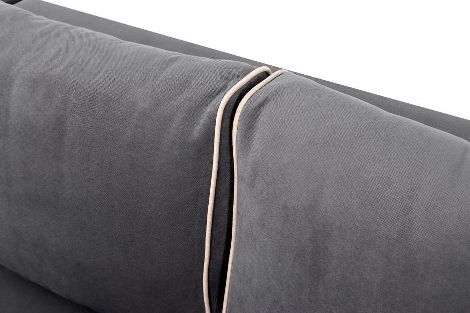 Угловой диван «Некст» СТАНДАРТ, Альба темно-серый фото 5