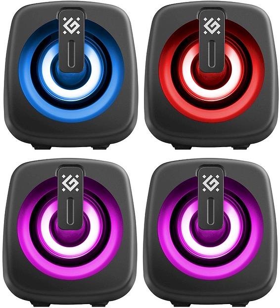 Компьютерная акустика DEFENDER (65961) J1 6Вт, подсветка, питание от USB фото 4