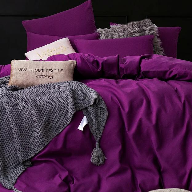 Комплект постельного белья Однотонный Сатин CS027, опт фото 2