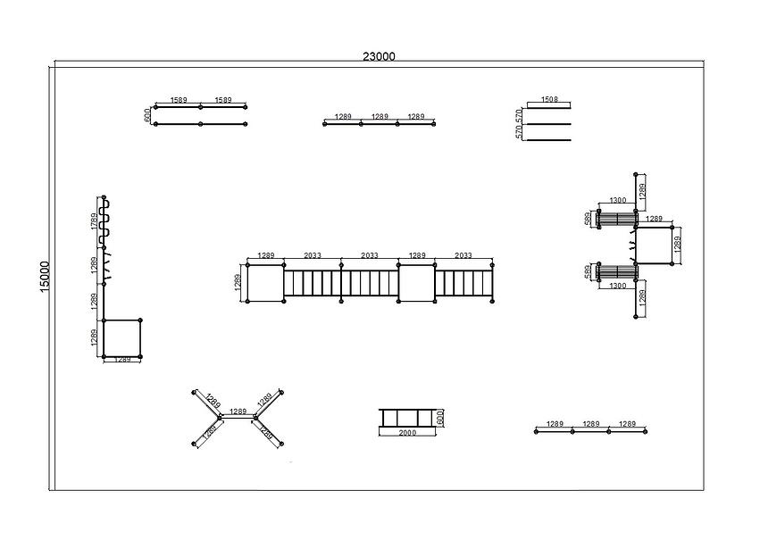 Воркаут площадка DLG «WP-3028» фото 2
