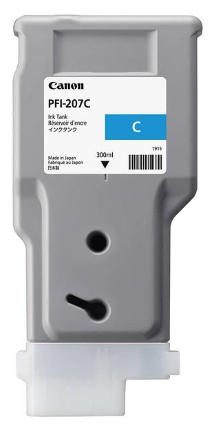 Картридж струйный Canon PFI-207 C 8790B001 голубой (300мл) для Canon iP F680/685/780/785 фото 1