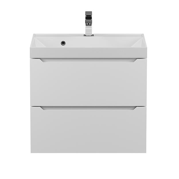 Тумба под раковину для ванной Uperwood Tanos 60 см, подвесная, белая матовая фото 1