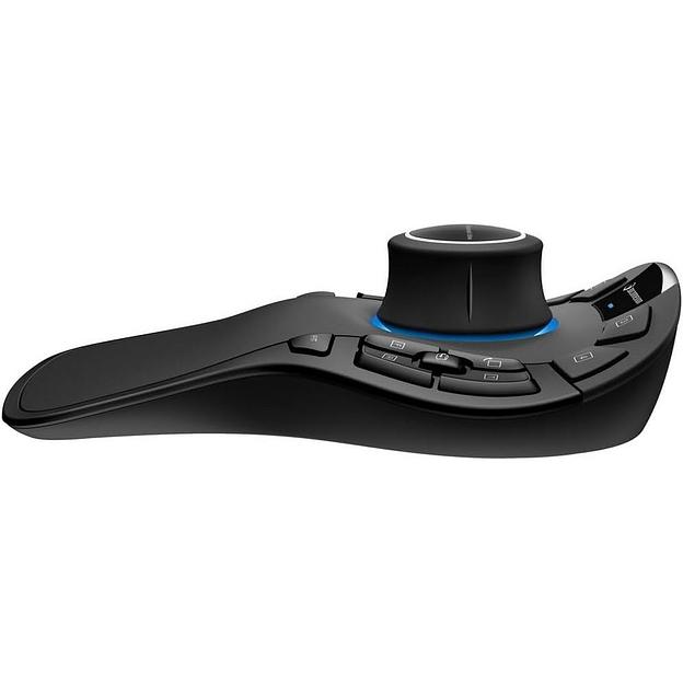 Мышь беспроводная/проводная 3DConnexion SpaceMouse Pro Wireless (3DX-700119) черный, радиоканал, Bluetooth, USB, кнопки - 15 фото 4