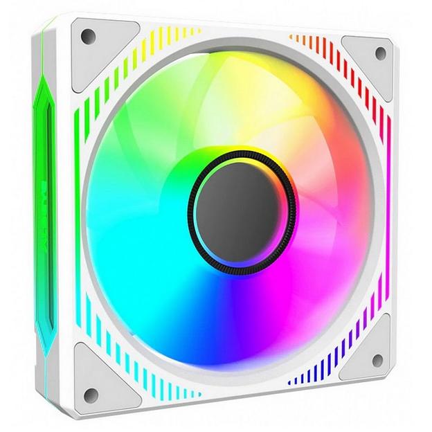 Вентилятор в корпус ALSEYE Mirror-W-R белый 120мм 1800rpm 3-pin 29,5db фото 1