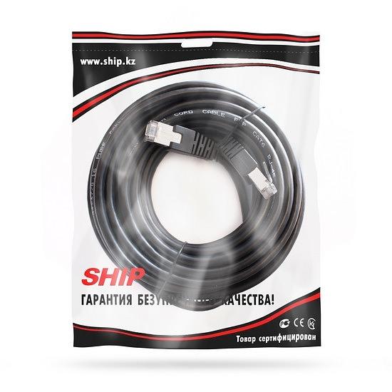 Патч Корд SHIP S7025BK0750-P Cat.6 FTP RJ-45 7.5 м Чёрный Экранированный Пол. пакет фото 2