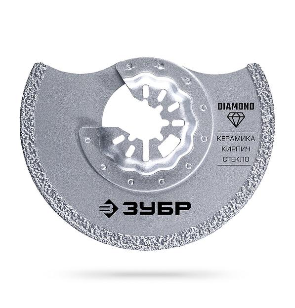 ЗУБР DIAMOND 85x2.2 мм полотно дисковое с алмазным зерном Р40: керамика, мрамор, стекло, кирпич, StarQuick (15584-85) фото 1