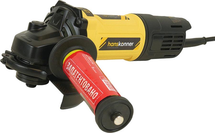 Углошлифовальная машина Hanskonner HAG13125TJE 1300Вт 11000об/мин рез.шпин.:M14 d=125мм фото 1