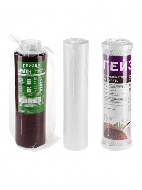 Комплект картриджей Гейзер №3 для проточных фильтров (упак.:3шт) фото 3