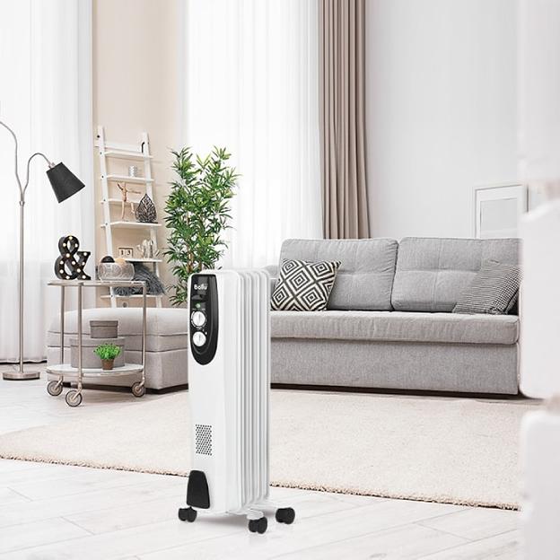 Масляный обогреватель Ballu Classic BOH/CL-05WRN 1000Вт белый фото 4