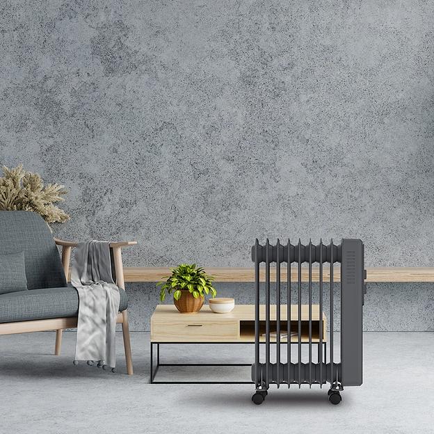 Радиатор масляный Royal Clima Ardea ROR-AR9-2000M 2000Вт графитовый/черный фото 6