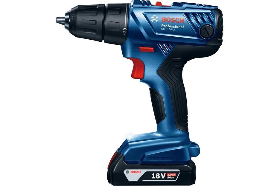 Дрель-шуруповёрт аккумуляторная Bosch GSR 180-LI + Набор свёрл PointTeQ 19pcs Pro фото 3