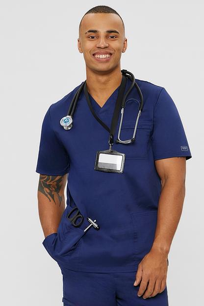 Mahogani / Топ медицинский мужской (Insoft, короткий рукав) арт. 6-01-25-1 фото 6