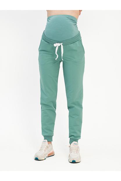 Брюки для беременных футер, оливковый Опт фото 2