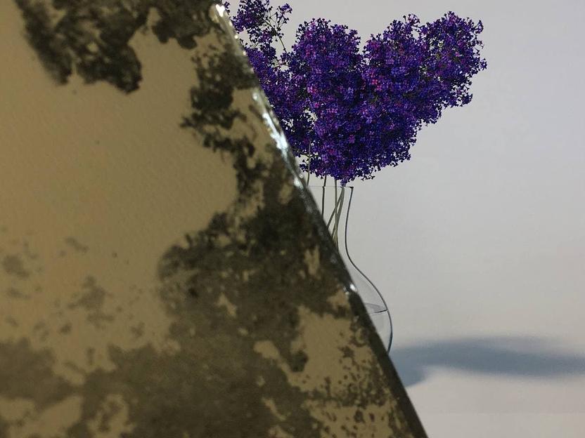 Межкомнатная дверь Invisible Levante (декор из стекла) на заказ фото 4