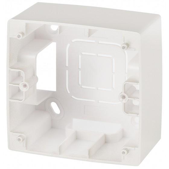 Эра Б0043169 12-6101-15 ЭРА Коробка наклад. монтажа 1 пост, Эра12, перламутр фото 1