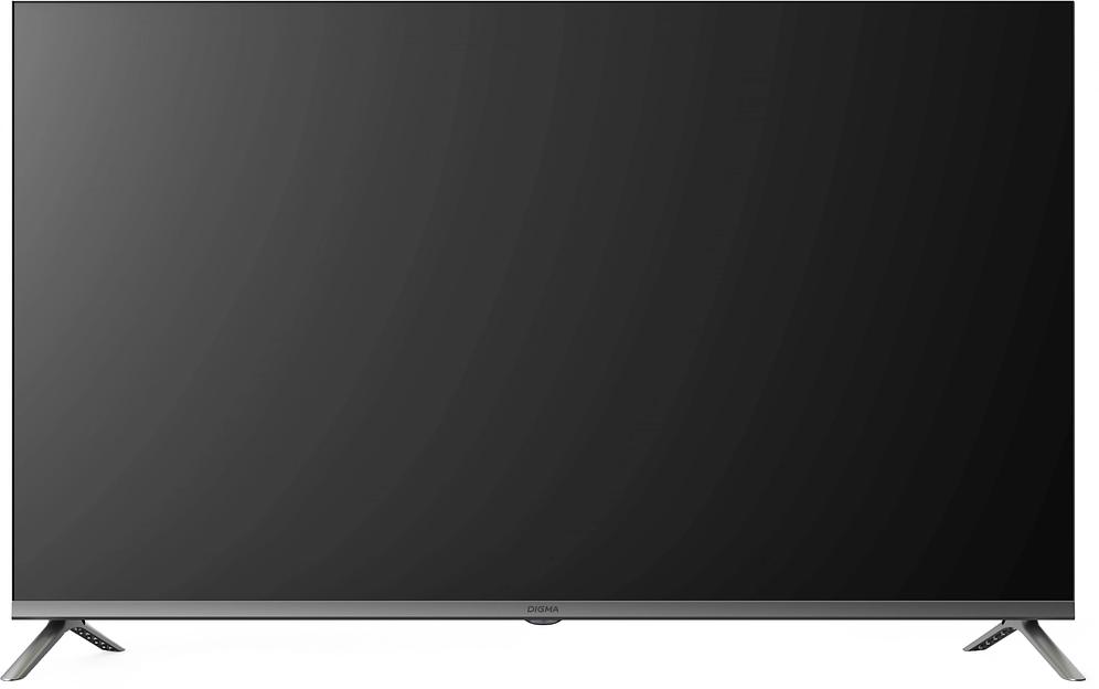 Телевизор LED Digma 43" DM-LED43UBB41 Android TV Frameless Metal темно-серебристый/серый 4K Ultra HD 60Hz DVB-T DVB-T2 DVB-C DVB-S DVB-S2 USB WiFi Smart TV фото 1