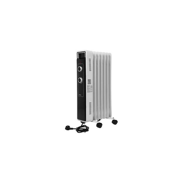 Масляный радиатор CENTEK CT-6222-7, 1500Вт, 7 секций, 3 режима, белый фото 1