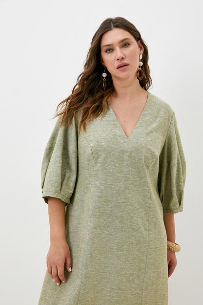 Платье Leonora-фисташковый фото 2