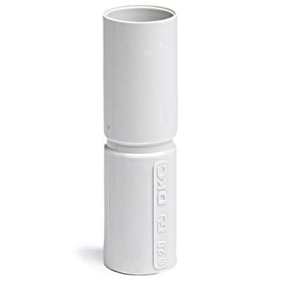 Муфта труба-труба с ограничителем, IP40, д.16мм, в упаковках по 2шт. фото 1