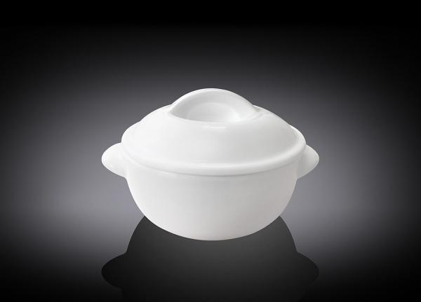 Бульонница 350 мл. d=113 мм. h=53 мм. Классик с крышкой /1/ фото 1