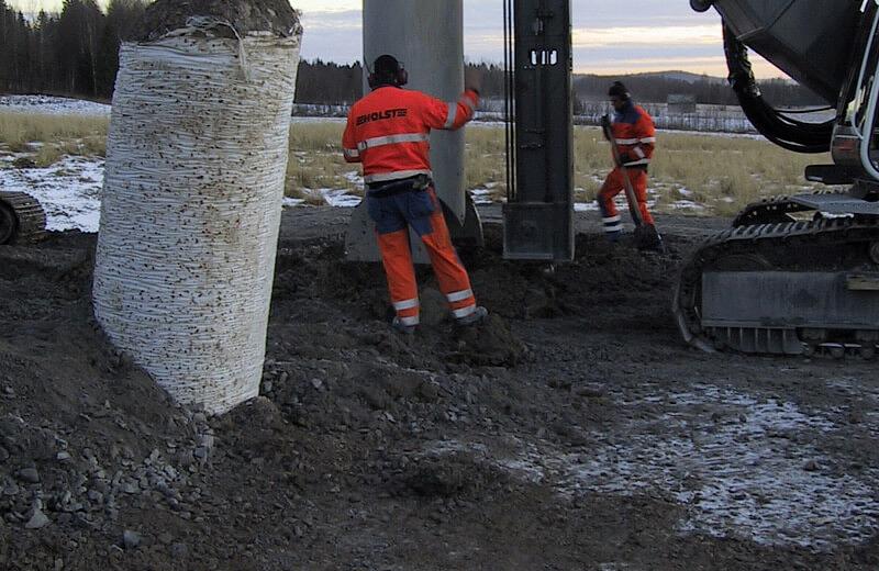 Песчаные буронабивные сваи фото 2