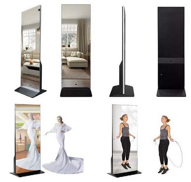 Сенсорный киоск Волшебное зеркало 55" с PCAP LCD-экраном и напольной подставкой фото 2