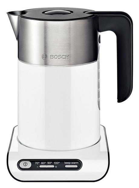 Чайник электрический Bosch TWK8611P 1.5л. 2400Вт белый/серебристый (корпус: нержавеющая сталь) фото 1