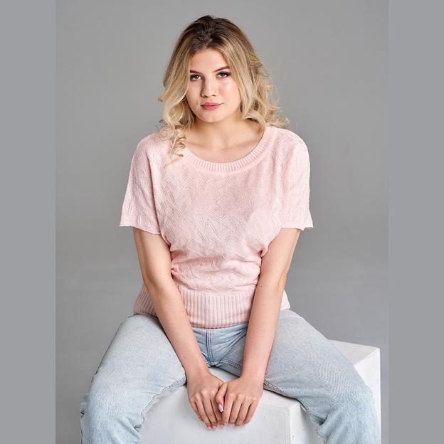 Кофта «Фантазия» розовая ОПТ фото 4