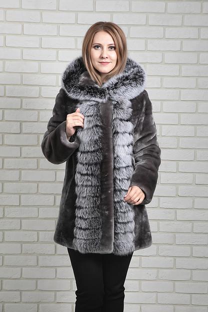 Куртка женская из овчины 1103 Фабрика меха Вятки фото 2