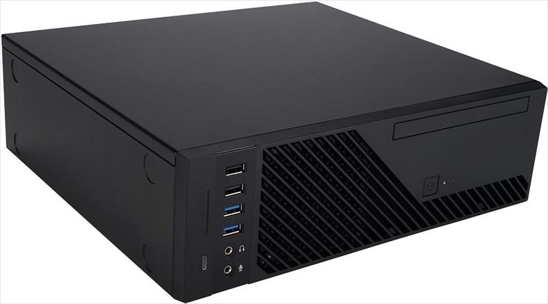 Корпус Slim Case Powerman KI331 РМ-300SFX 80+ UBS2.0*2+USB 3.1*2+A(HD)+Front fan 80x80x15mm*1, Micro-ATX, mini-ITX (аналог Inwin CJ708BL) (6150588) фото 2