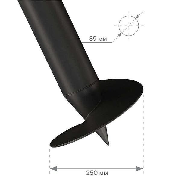 Винтовая свая 89х5500 фото 3