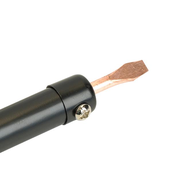 Паяльник с деревянной ручкой 65W, нихромовый нагреватель, долговечное жало, 230В фото 6