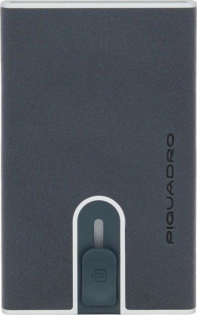 Чехол для кредитных карт Piquadro Black Square PP4825B3R/BLU4 темно-синий натур.кожа фото 2