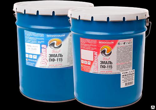 Эмаль ПФ-115 25 кг Новоколор фото 1